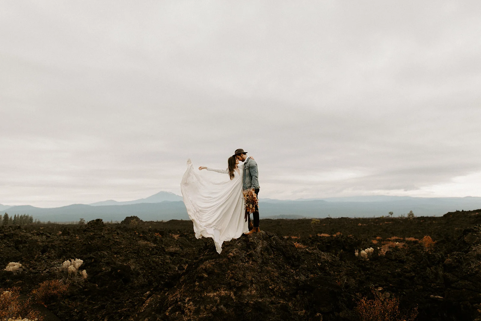 An elopement in Bend, OR
