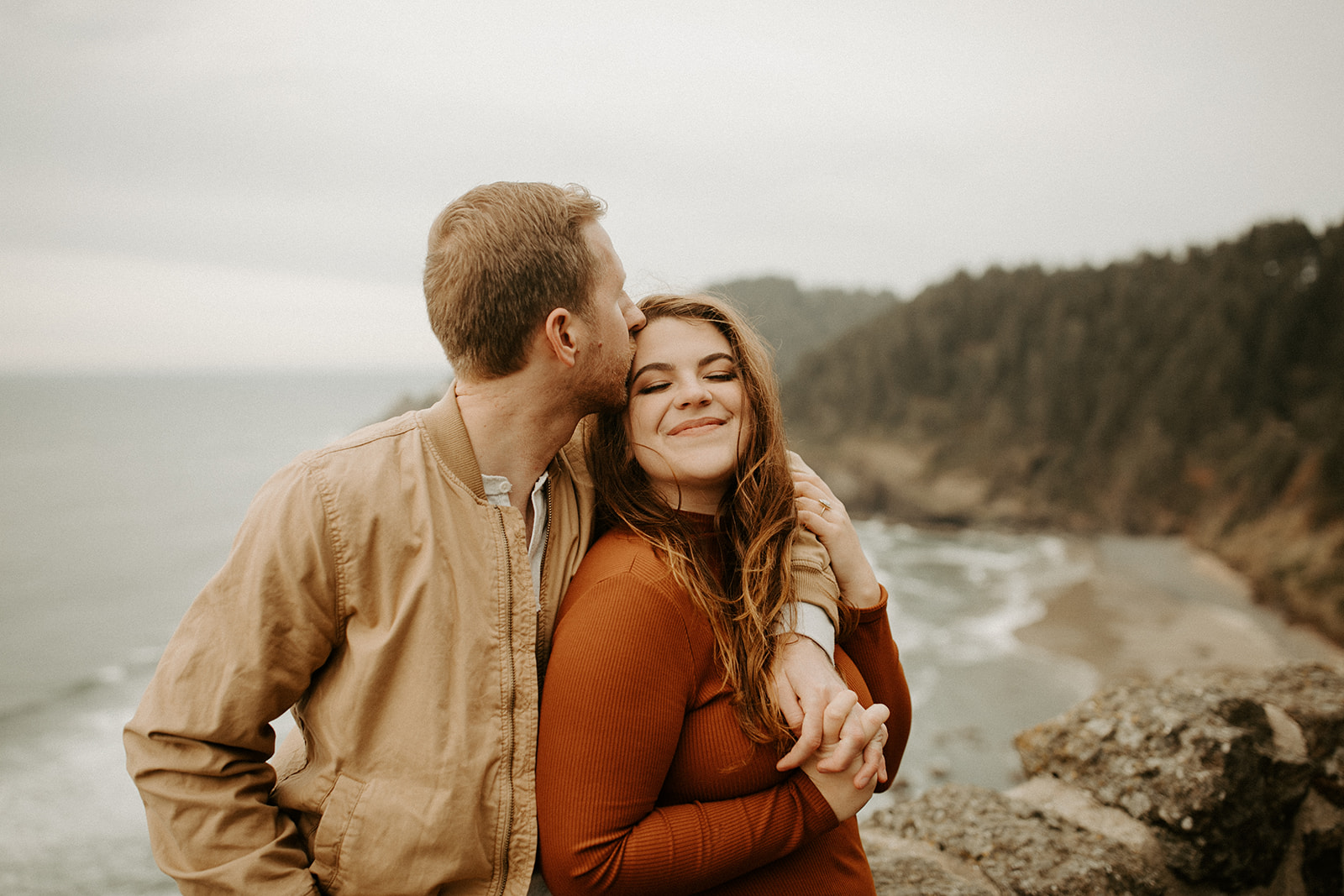 Cape Perpetua Engagement Oregon Coast | Dawn Charles Photography
