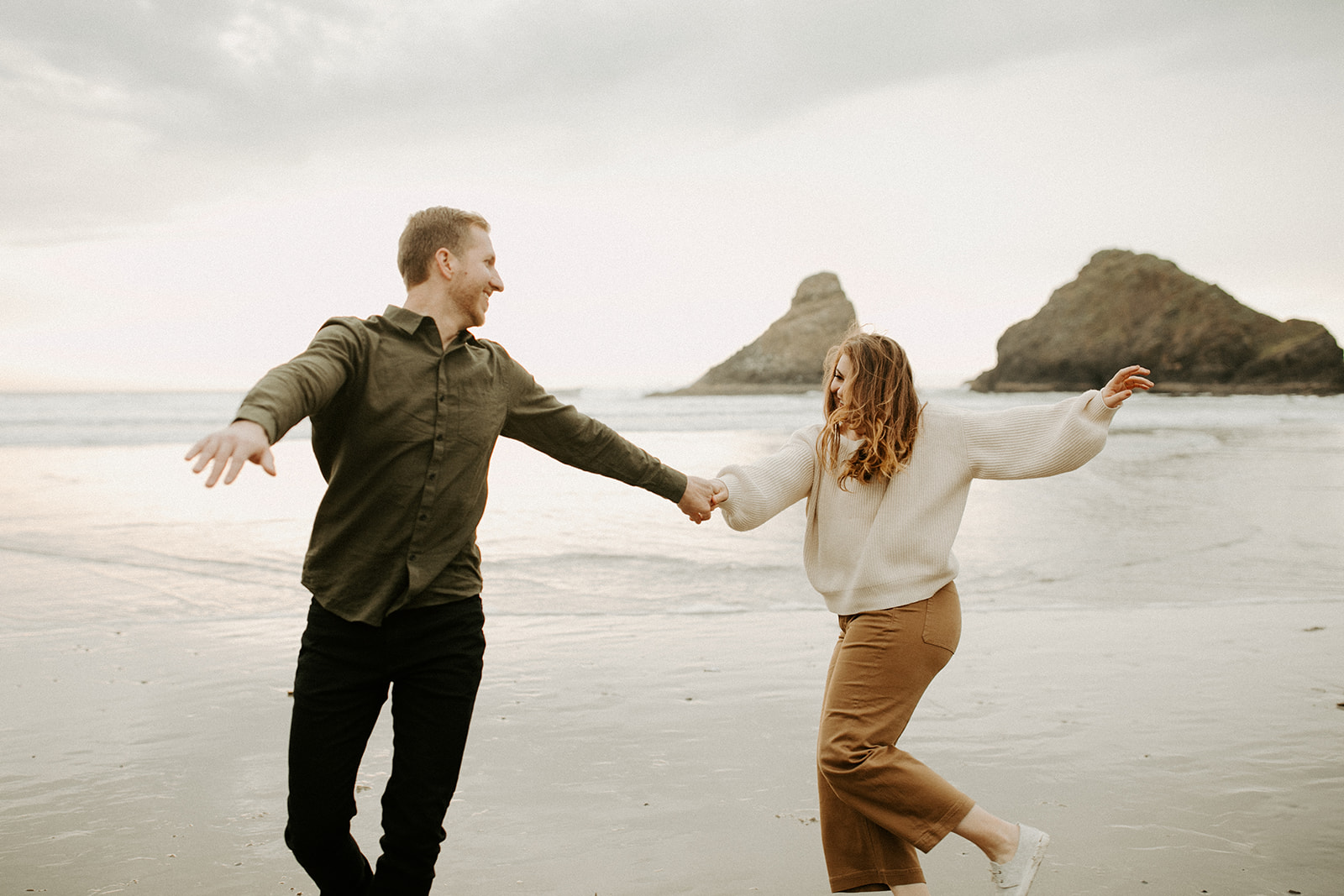 Cape Perpetua Engagement Oregon Coast | Dawn Charles Photography