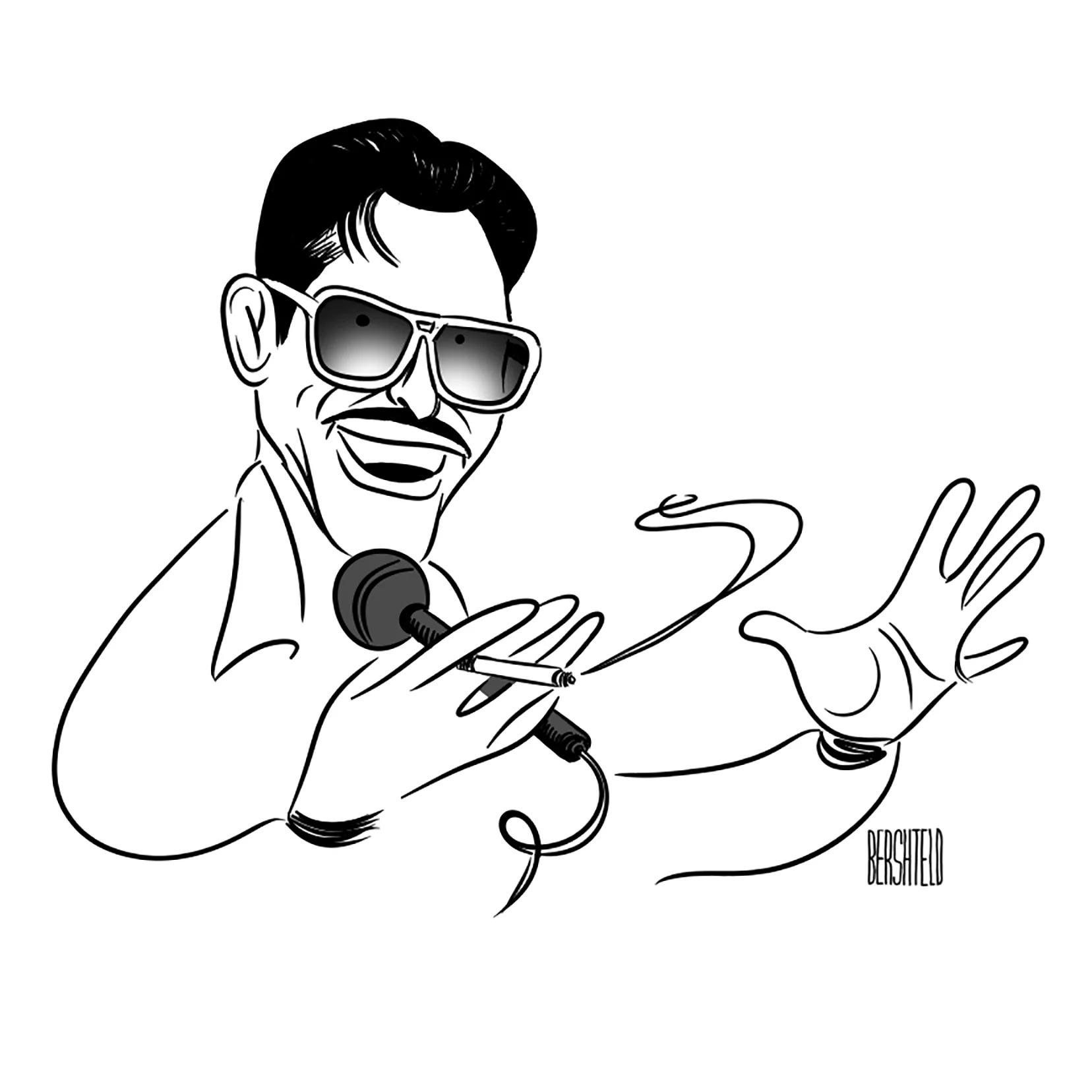 Tony Martini caricature