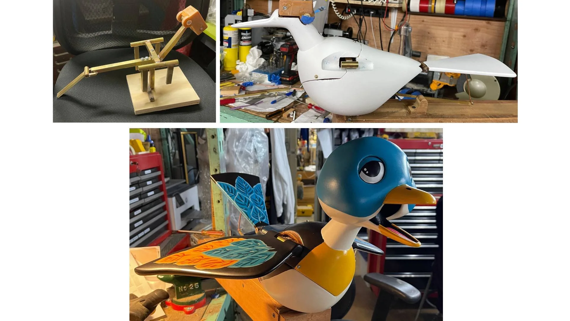  Huge mechanical cuckoo clock bird 