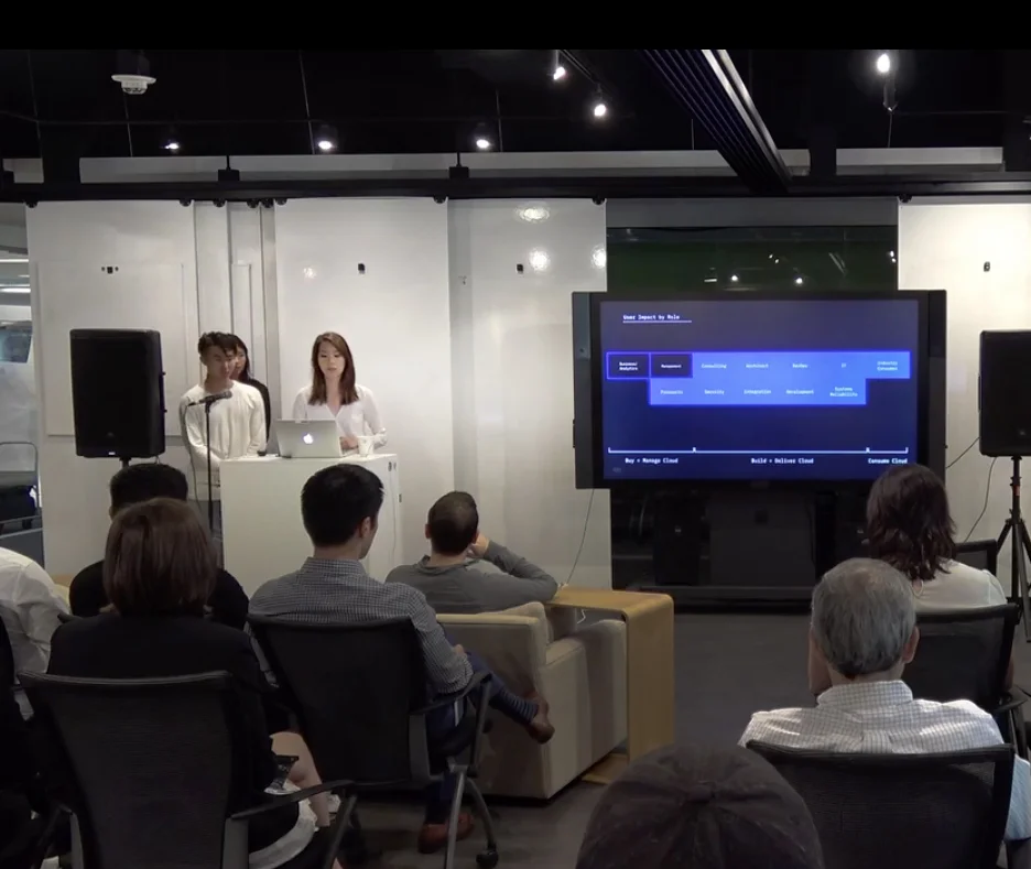 Final presentation to stakeholders and the IBM Design Studios.