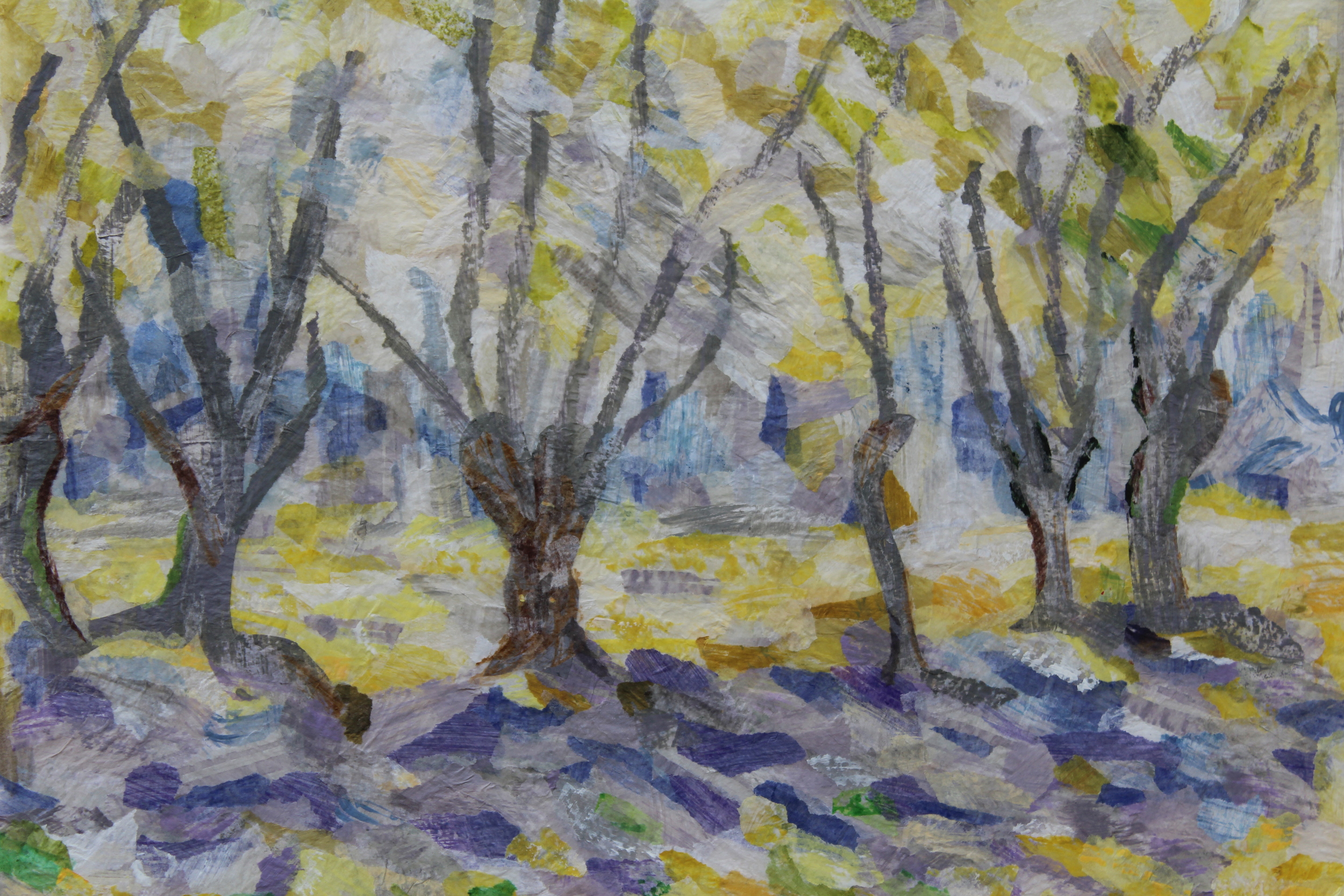 Tribute to Monet - Willows - SOLD