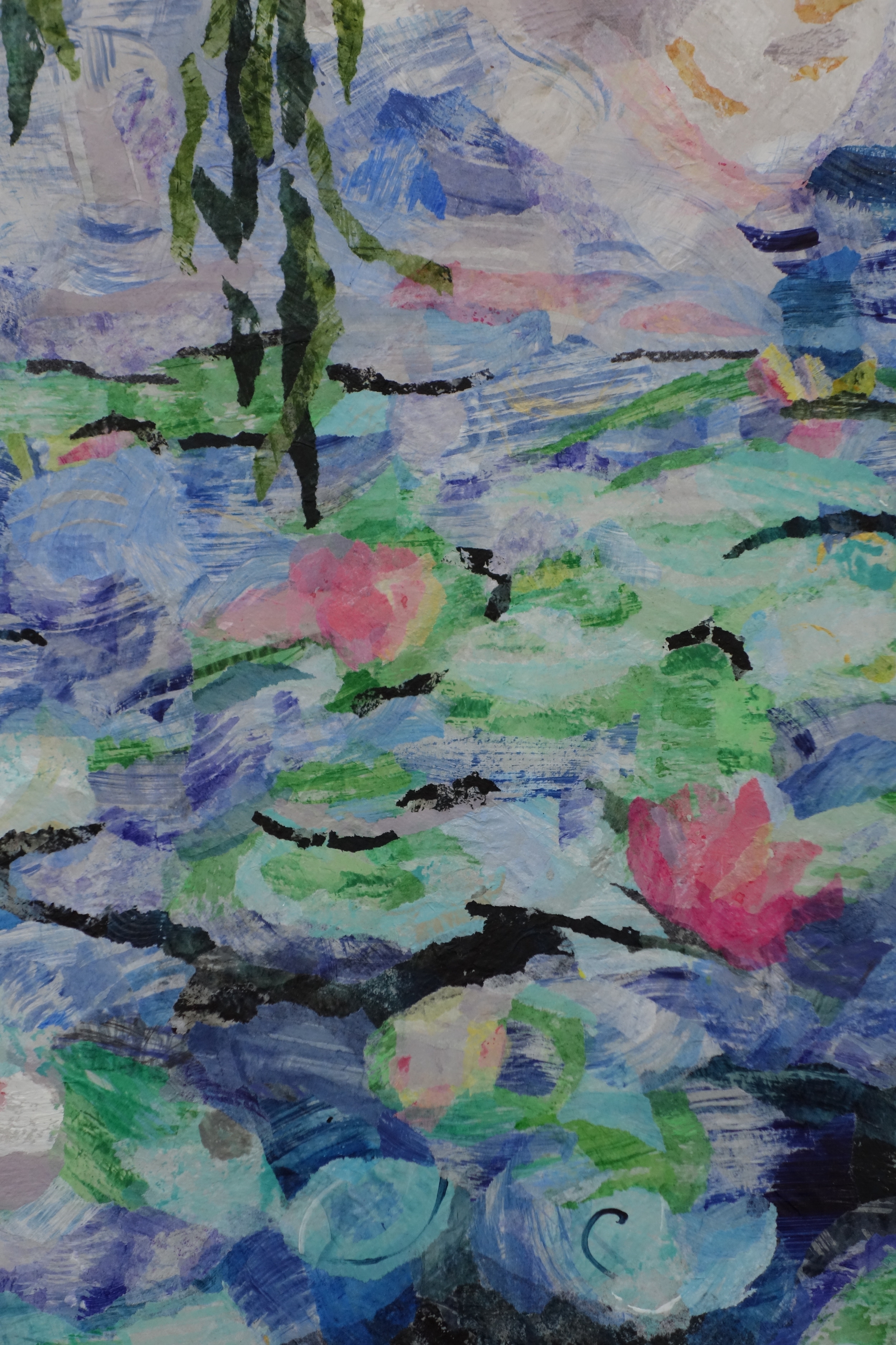 Tribute to Monet - Water lilies 2 - SOLD