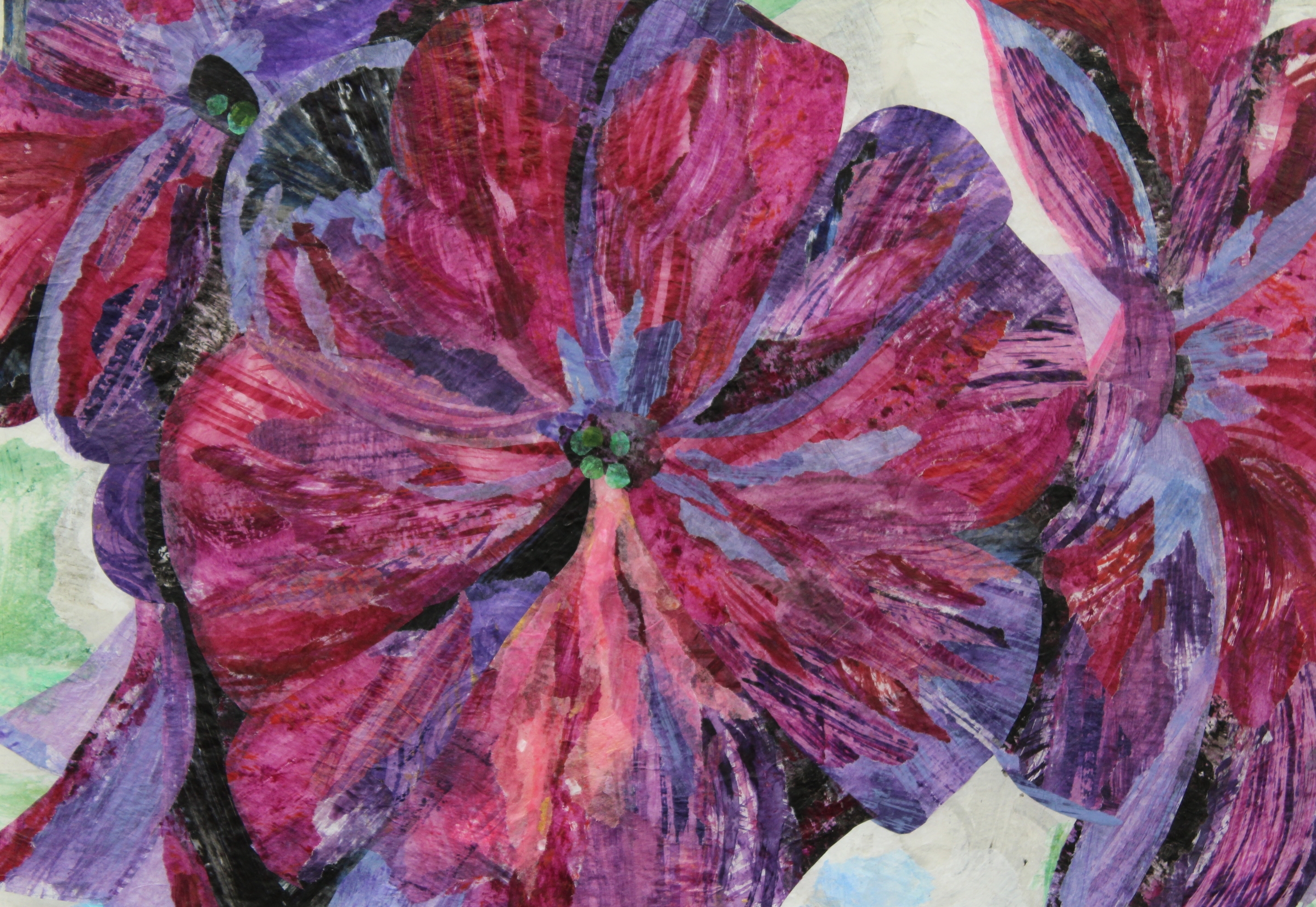 Tribute to O'Keefe - Petunias - SOLD
