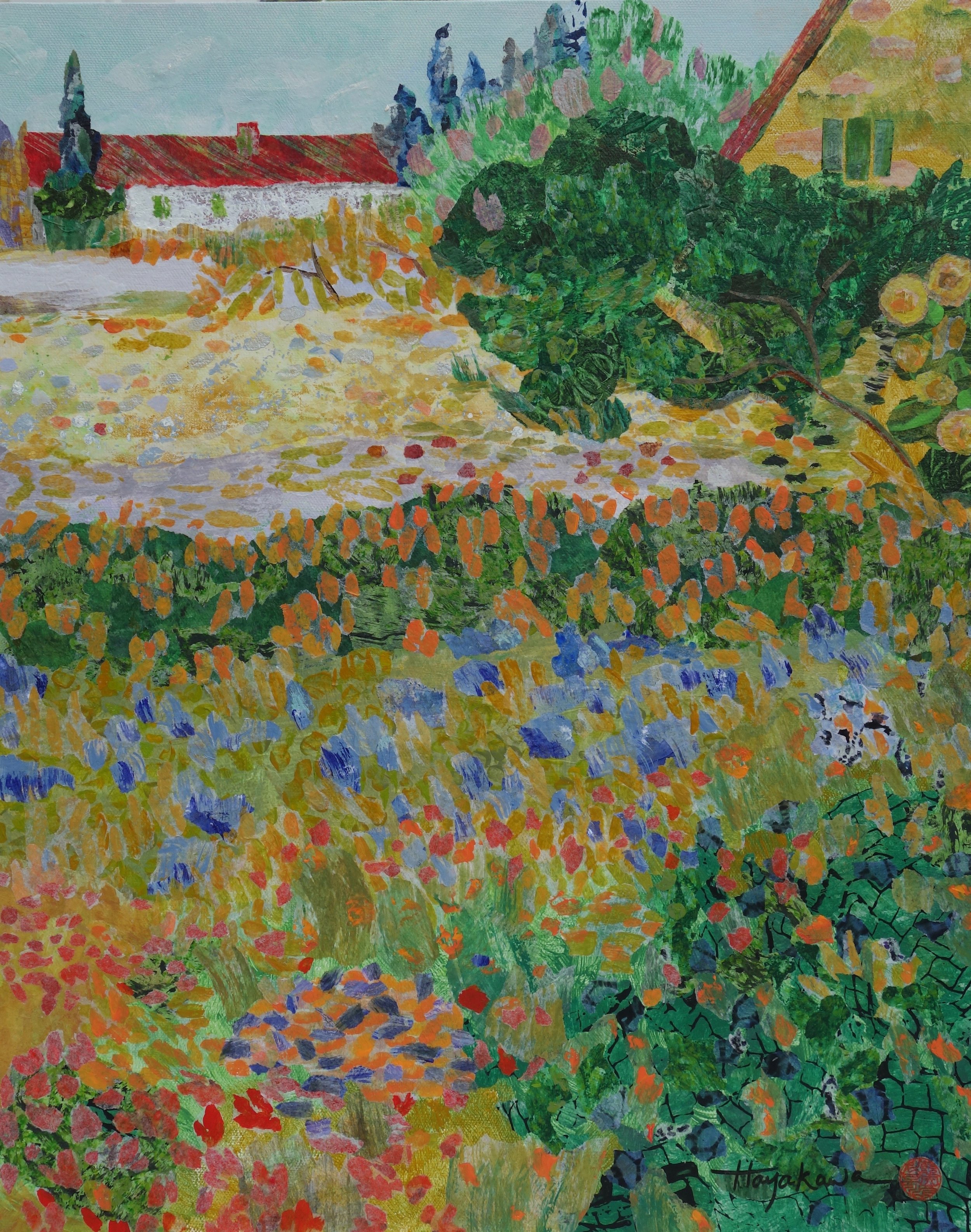 Tribute to Van Gogh's Flowering Gardens