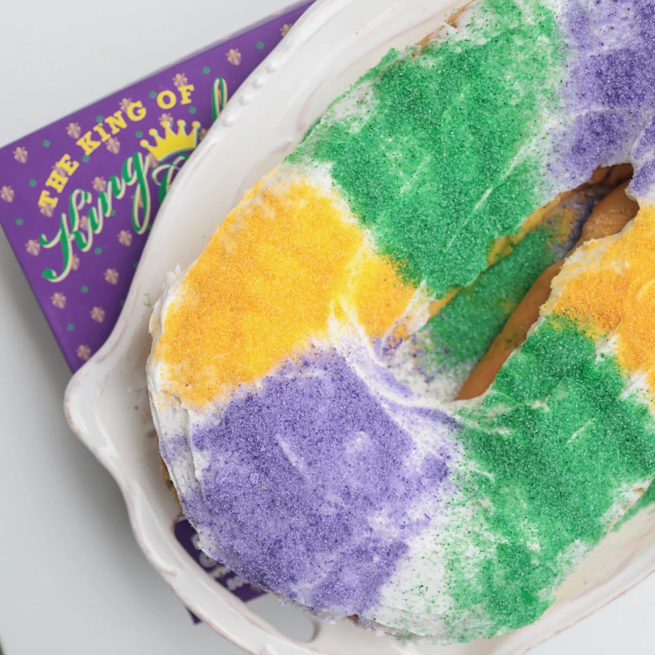 KING CAKE w/ GAMBINO'S BAKERY 