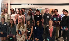 Winner's of the Art, Writing and Film Contest at the Holocaust Center for Humanity