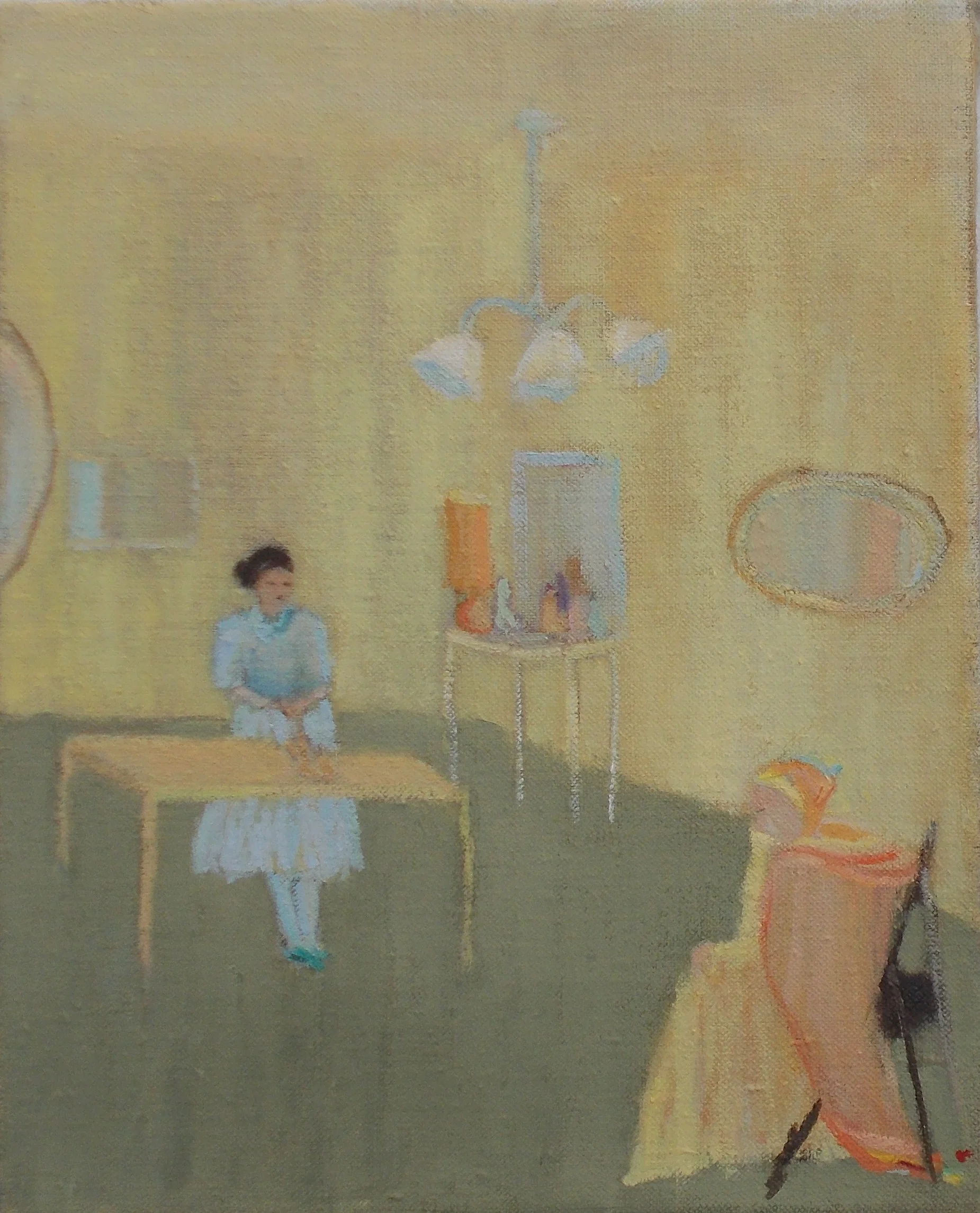  Co-operative movement, Oil on linen, 25 x 20cm, 2015    