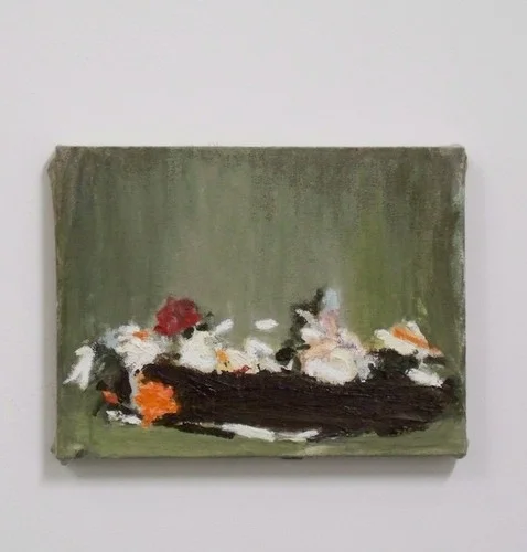 Flowers, Oil on linen, 15 x 20 cm, 2009