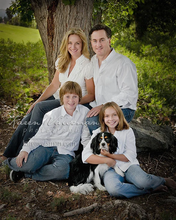 Classic Family Portaiture - Let's Shoot Outdoors! Karen Vaisman Photography (818) 991-7787
