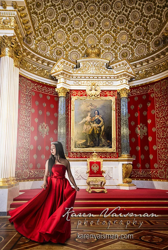 Chinese Princess - Custom Portrait - Calabasas by Photographic Artist Karen Vaisman