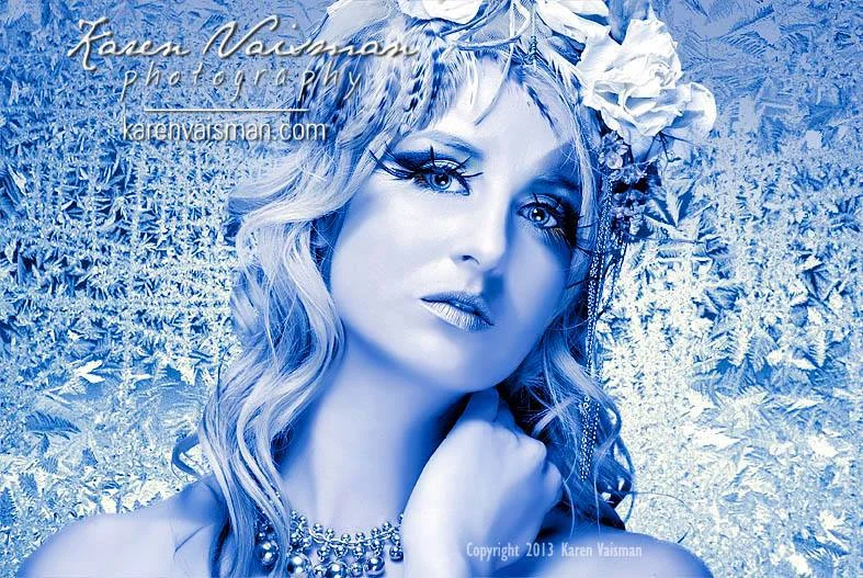 Snow Queen - Illustrative Portraits - Karen Vaisman Photography - Calabasas