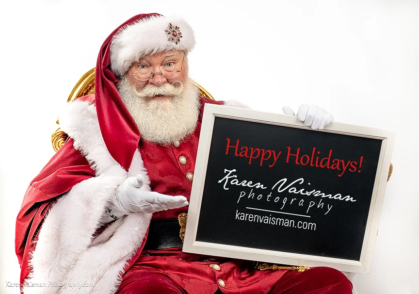 Happy Holidays from Santa! - Karen Vaisman Photography (818) 991-7787 - Westlake Village CA