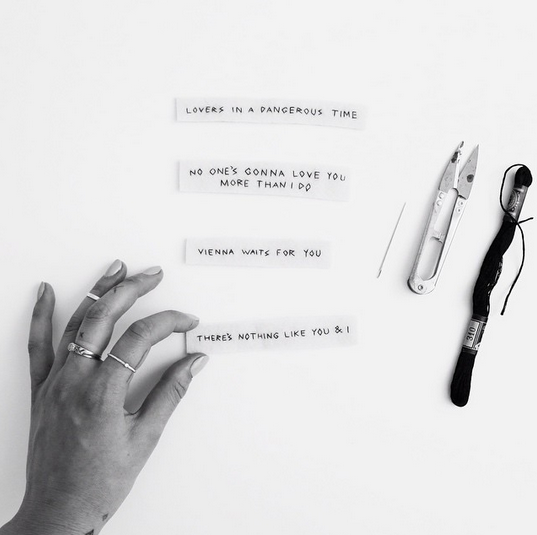 HAND EMBROIDERY - TEXT