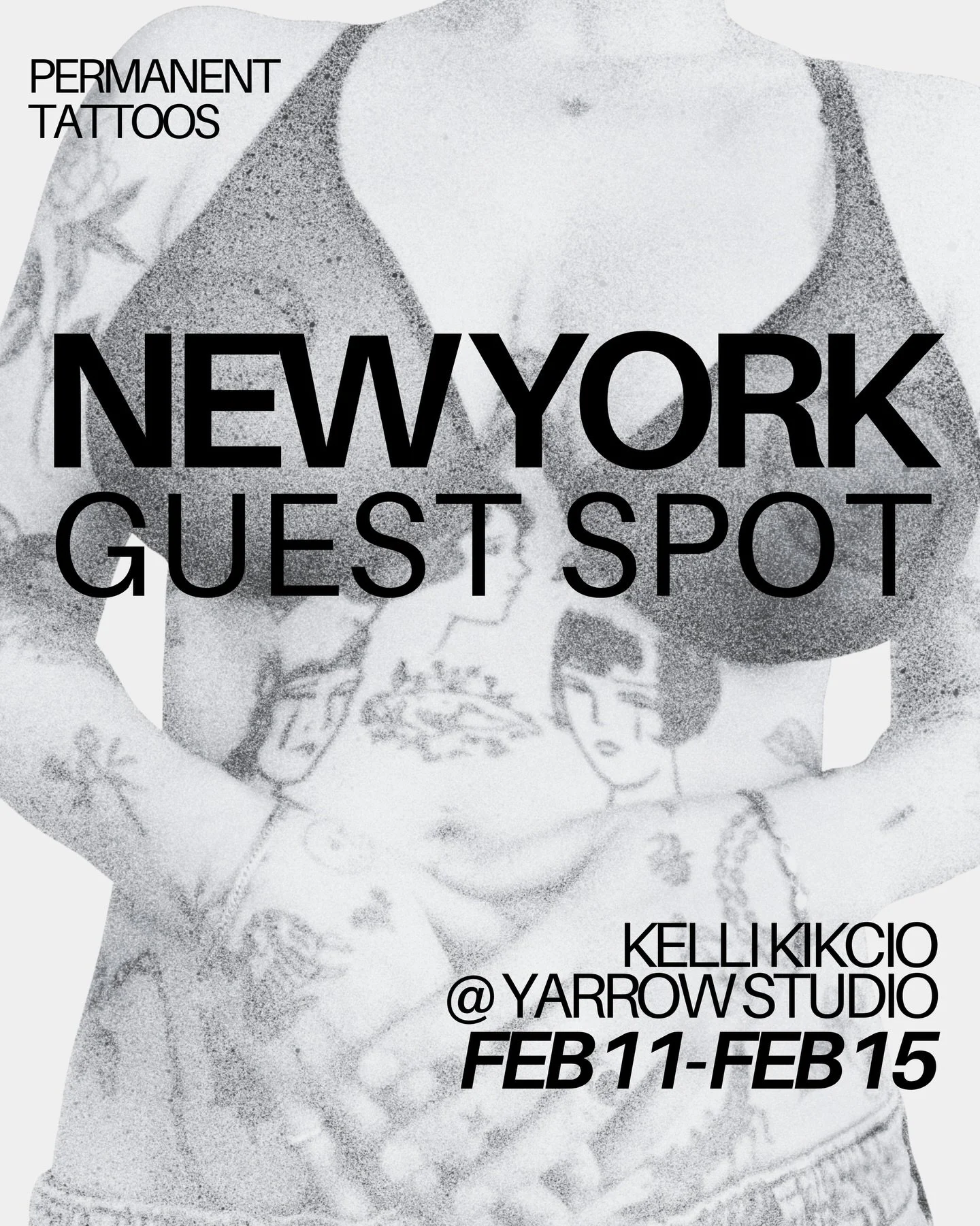 i promised i would see you soon :)

i&rsquo;ll be guesting @yarrow.studio in greenpoint BK, feb 11-15.

i just sent an email out to my NY newsletter subscribers with the 🔗 to flash &amp; booking form. i&rsquo;ll be accepting booking forms until tomo