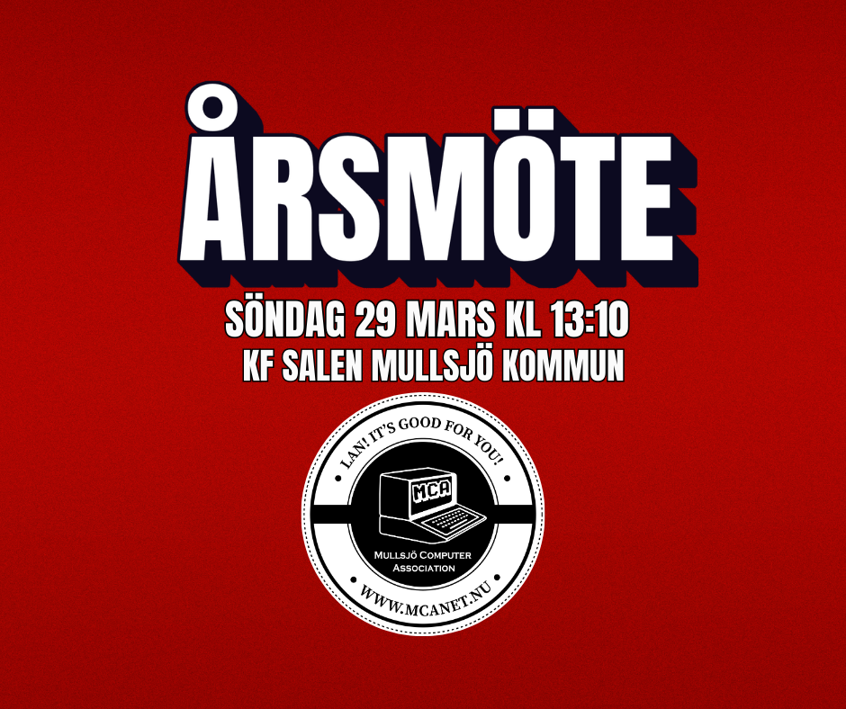 Kallelse till MCA:s årsmöte 2026