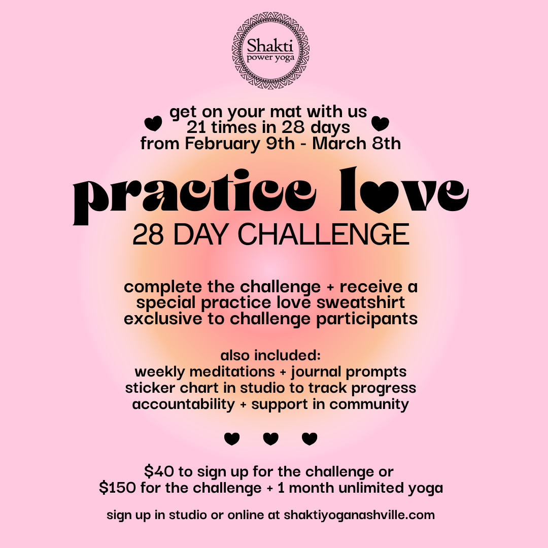Practice Love Challenge ❤️ February 9th - March 8th
