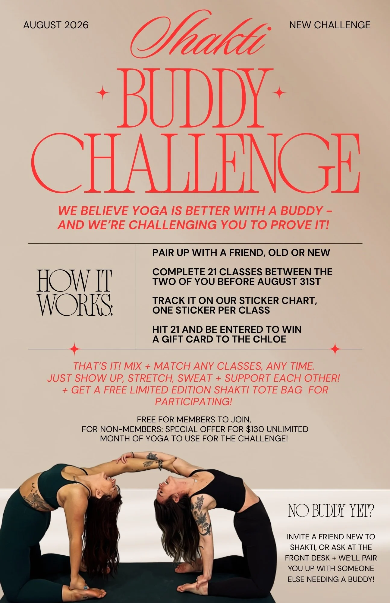 Shakti Buddy Challenge / August 1st - August 31st