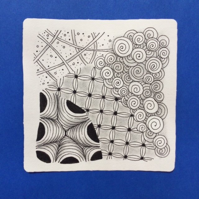 The Triangle Tangle — Introduction to Zentangle Class