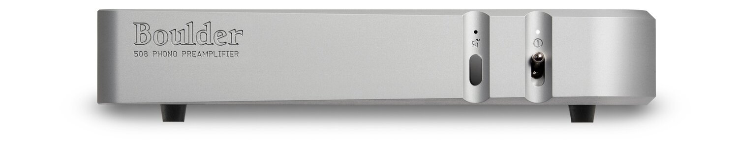 508 phono stage front in silver