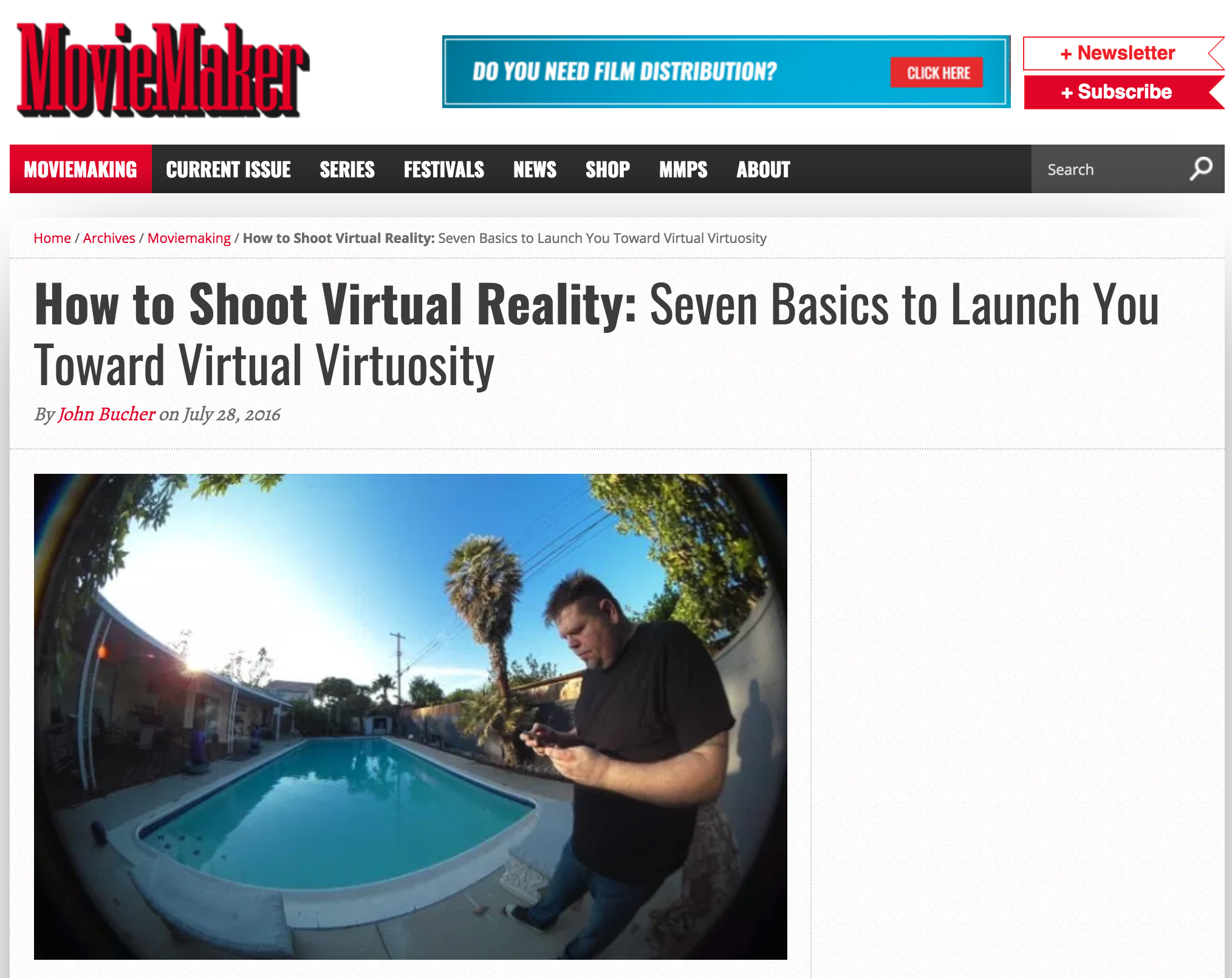 Click here to read How to Shoot Virtual Reality...