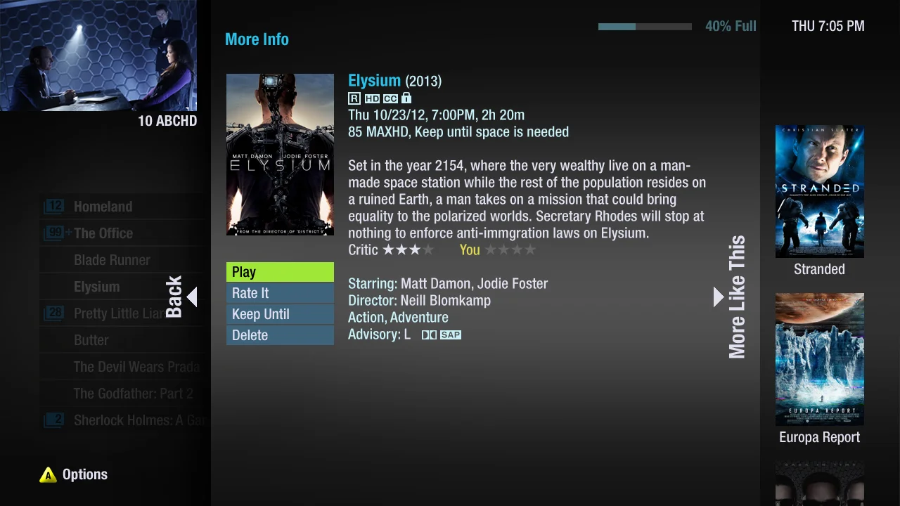 DVR Set top box more info