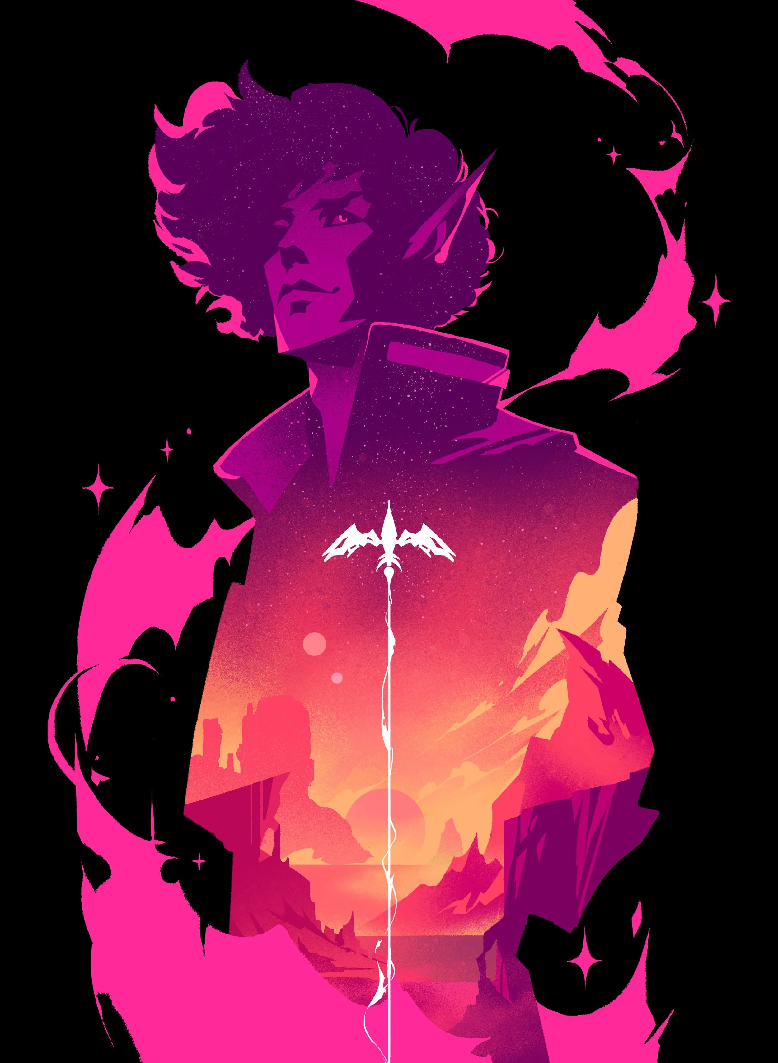 シェイプ・オブ・ザ・レイン The Birth of Neon Neon Odyssey — JEFF LANGEVIN ILLUSTRATION