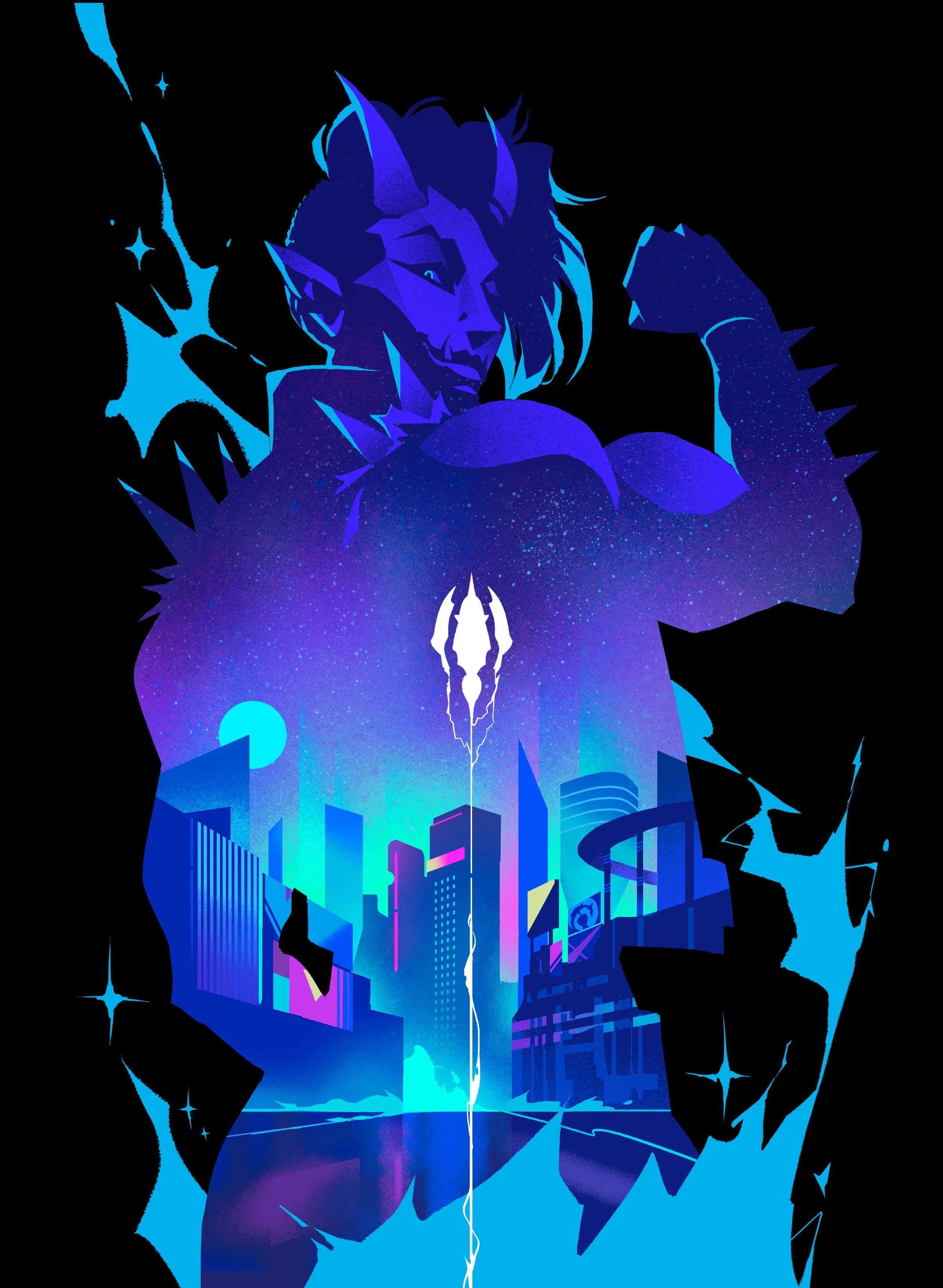 Neon Odyssey — JEFF LANGEVIN ILLUSTRATION