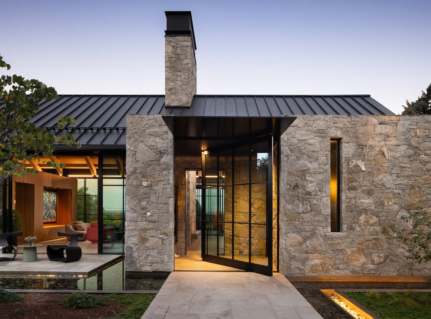 We are proud to present our newly completed project, Amani.  It stands as an archetype of the simple, elegant relationships between stone, wood, glass, and steel.  This project was born of the vision and curiosity embraced by our owners and delivered