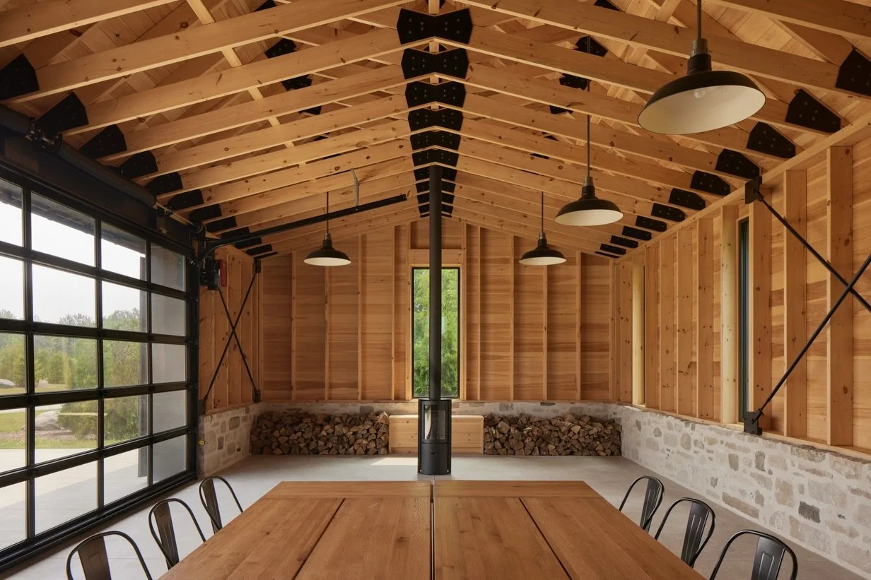 Our enduring love of barns runs a deep&mdash;as archetypes they are at once essential and auxiliary.  On a larger scale they complement a house, shape microclimates, and help define courtyards in the landscape.  As structures they capture the essence