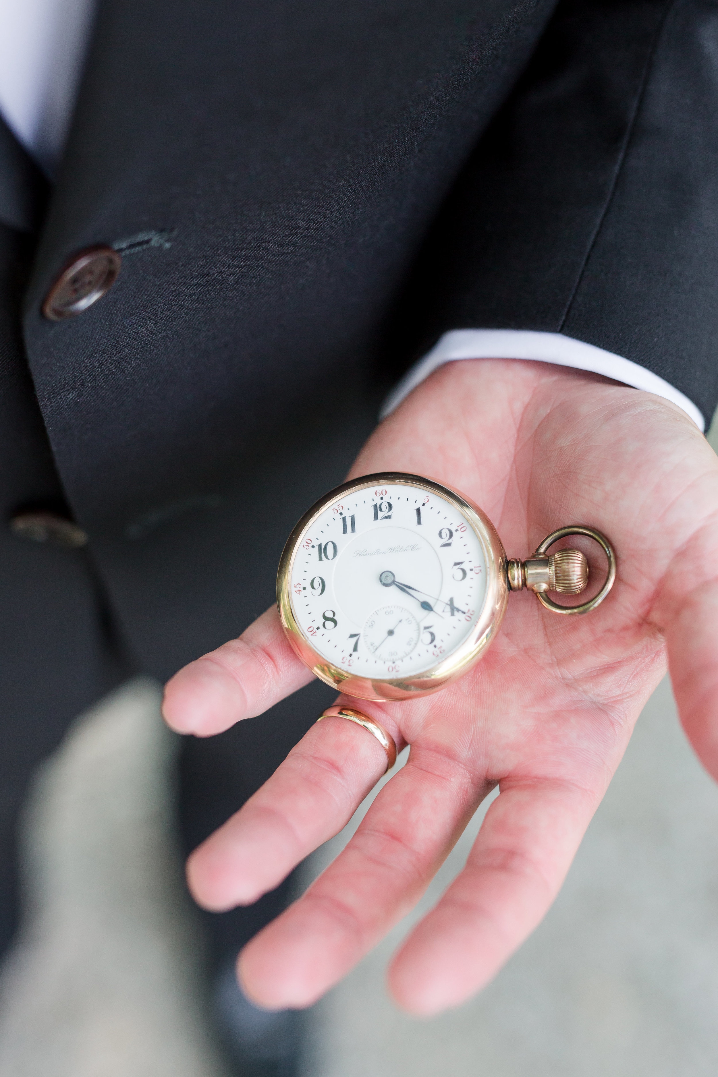 Groom's Pocket Watch - Maison Meredith Photography