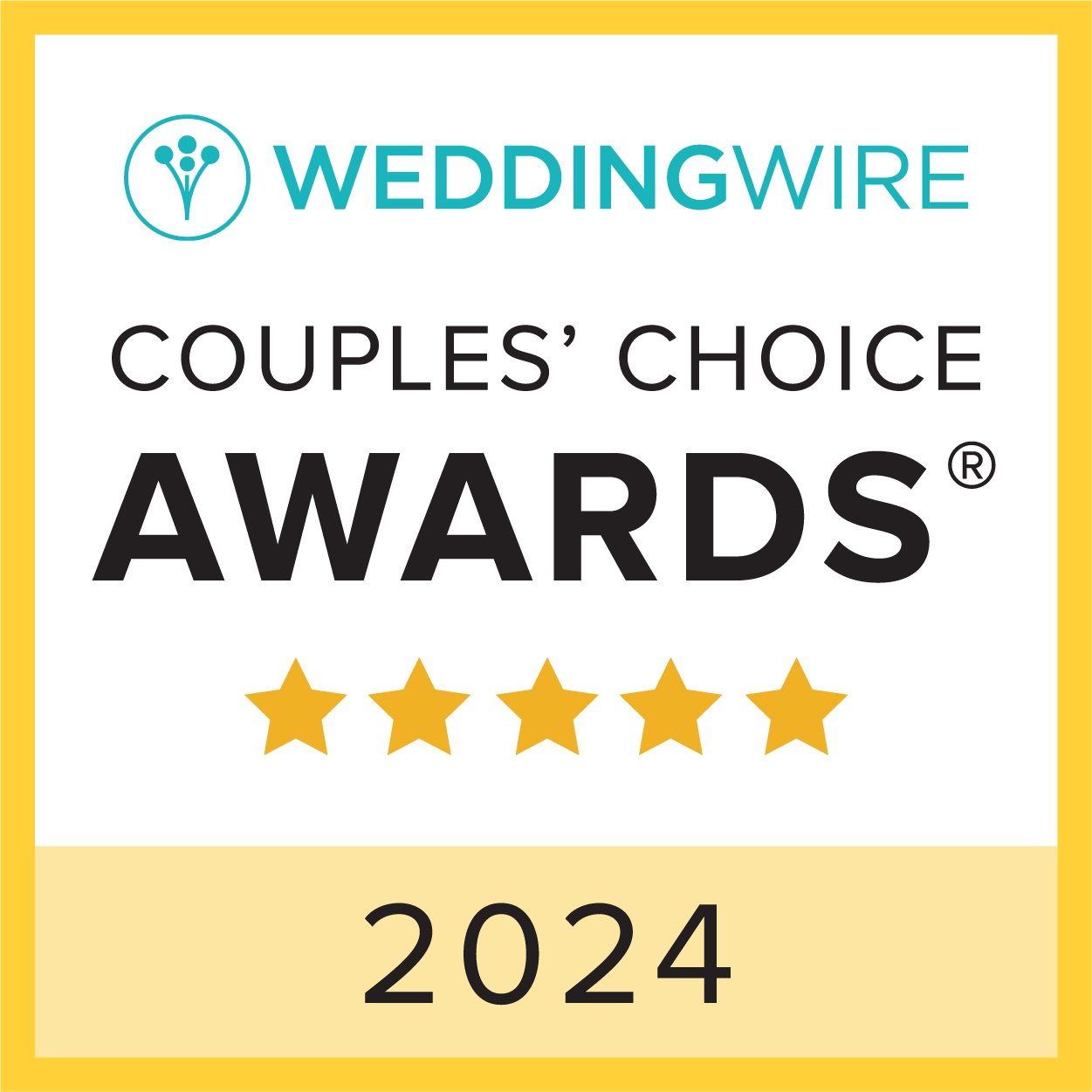 Wedding Wire Couples Choice Award 2024