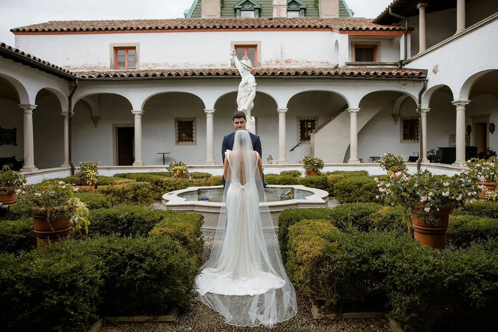 October Villa Terrace Wedding - Allison &amp; Dan