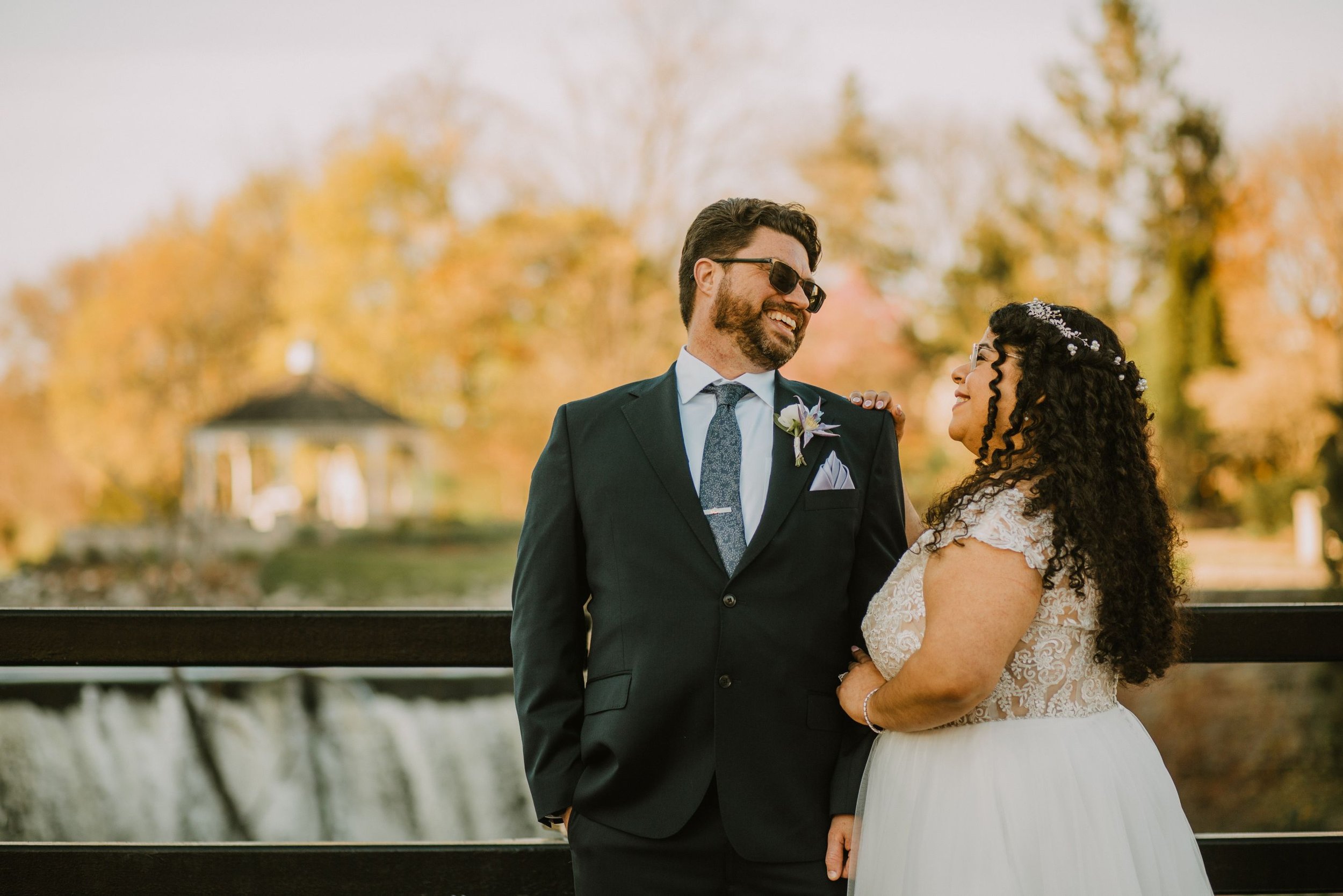 Milwaukee Elopement at Mill Pond Park - Janille & Dan