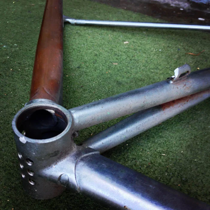 Rusted Columbus Air tubes and copper plating