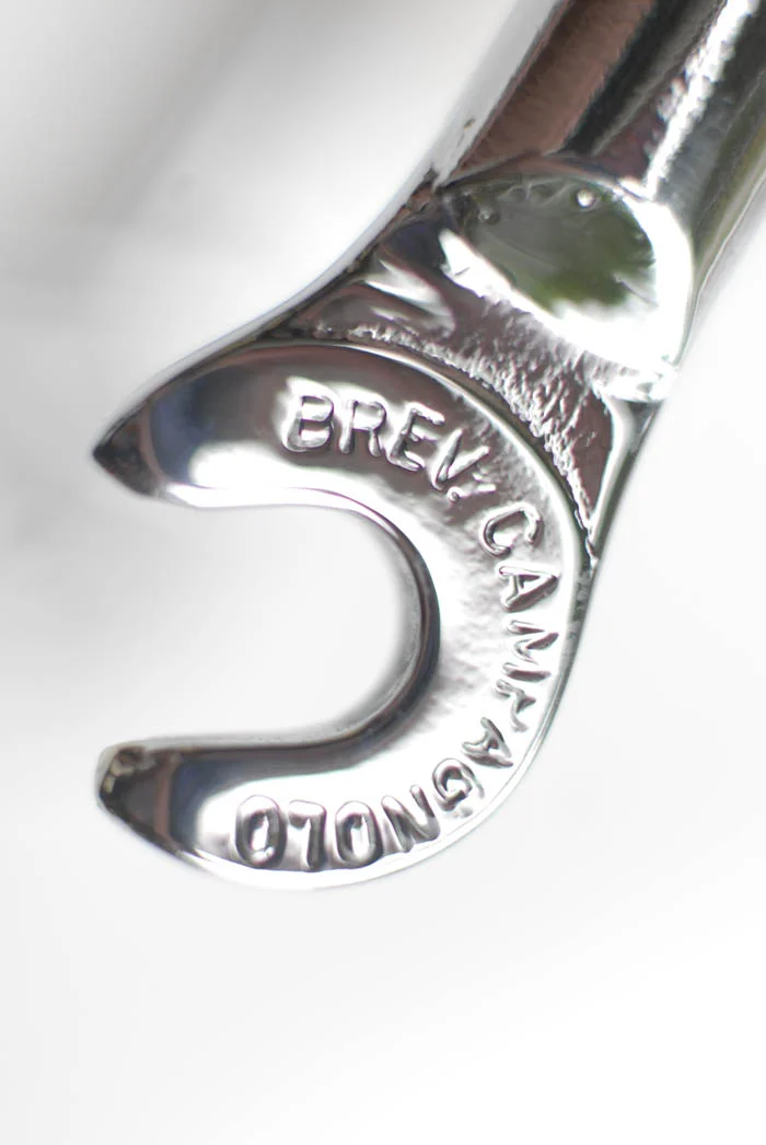 Campagnolo dropouts with generous chrome plating