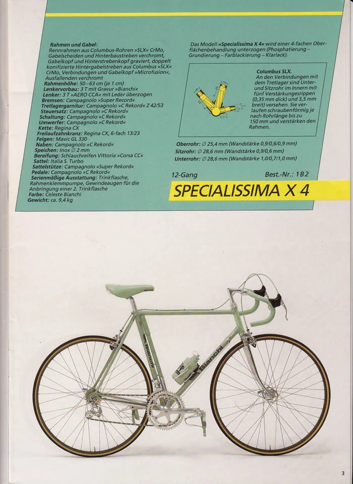 vintage bianchi catalogs