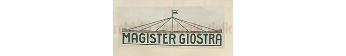 On the 28the of October 1947 Soc. An. Officine Meccaniche di Vedano al Lambro Registered MAGISTER GIOSTRA again for the manufacture of parti staccate per cicli, tandem, motociclette e simili, accessori per cicli, tandem, motociclette e simili, biciclette, tandem, motocicli e simili. (classe 13). individual parts for cycles , tandem , motorcycles and similar well accessories for cycles , tandem , motorcycles and the like, bicycles , tandem , motorcycles and the like. ( class 13 )