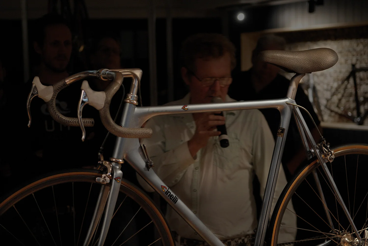 The night bicycle collector Greg Softley came to Brisbane