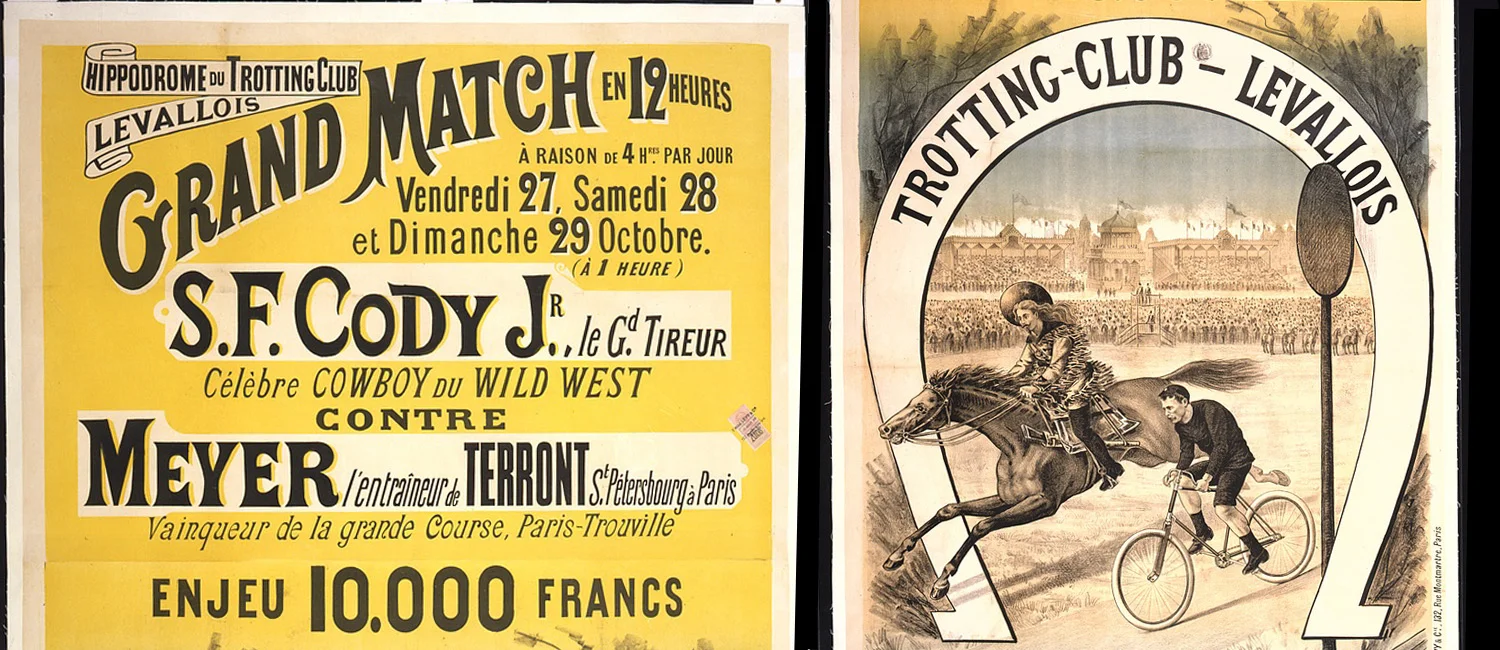 Cyclist versus Horse Duel