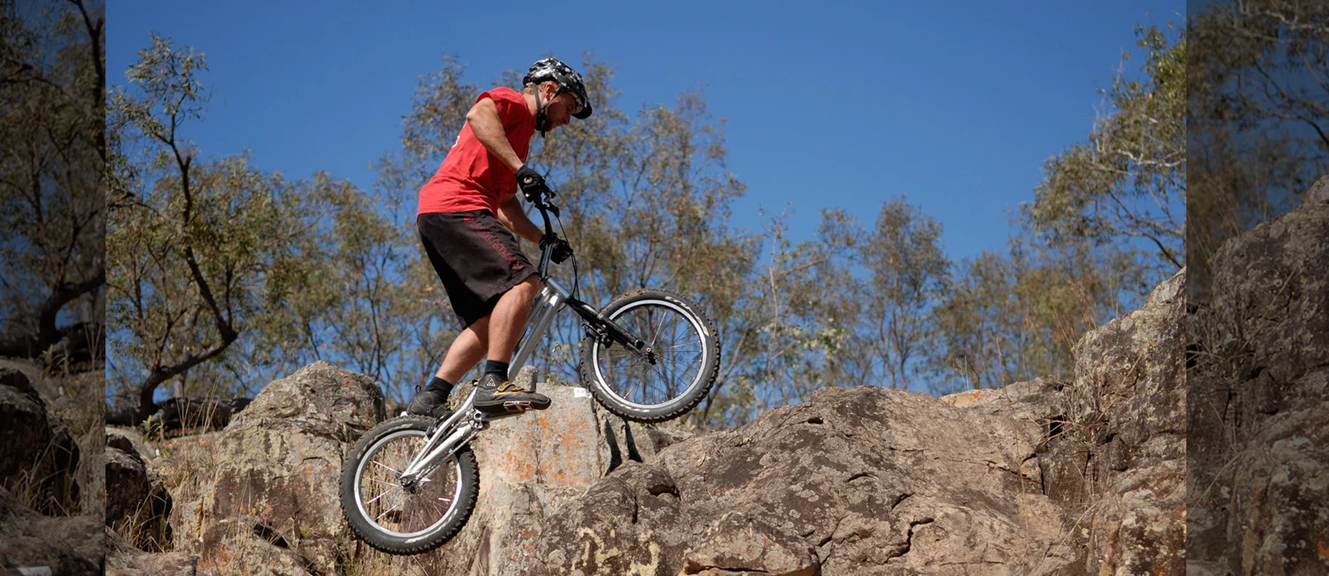 Queensland Bike Trials at Rockatoo Esk, AUSTRALIA.