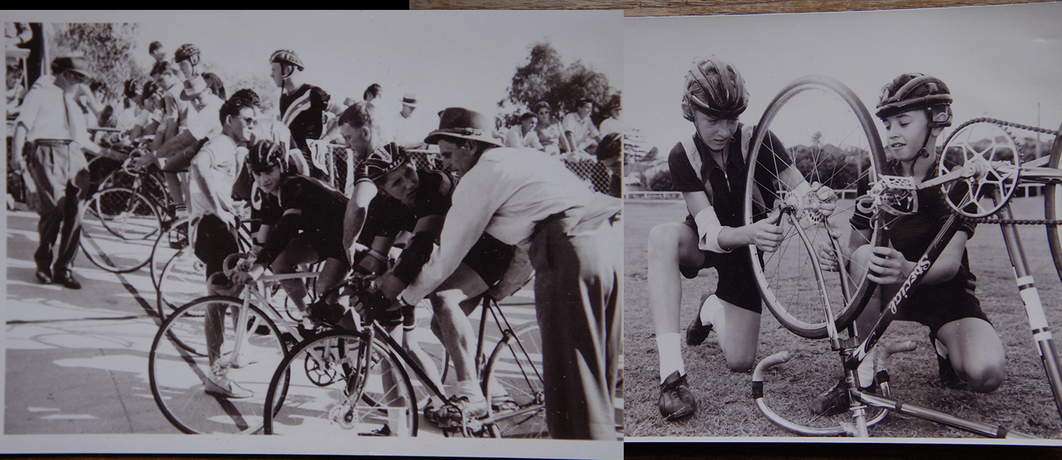 Whip at Hawthorne Park velodrome back in the 1950's