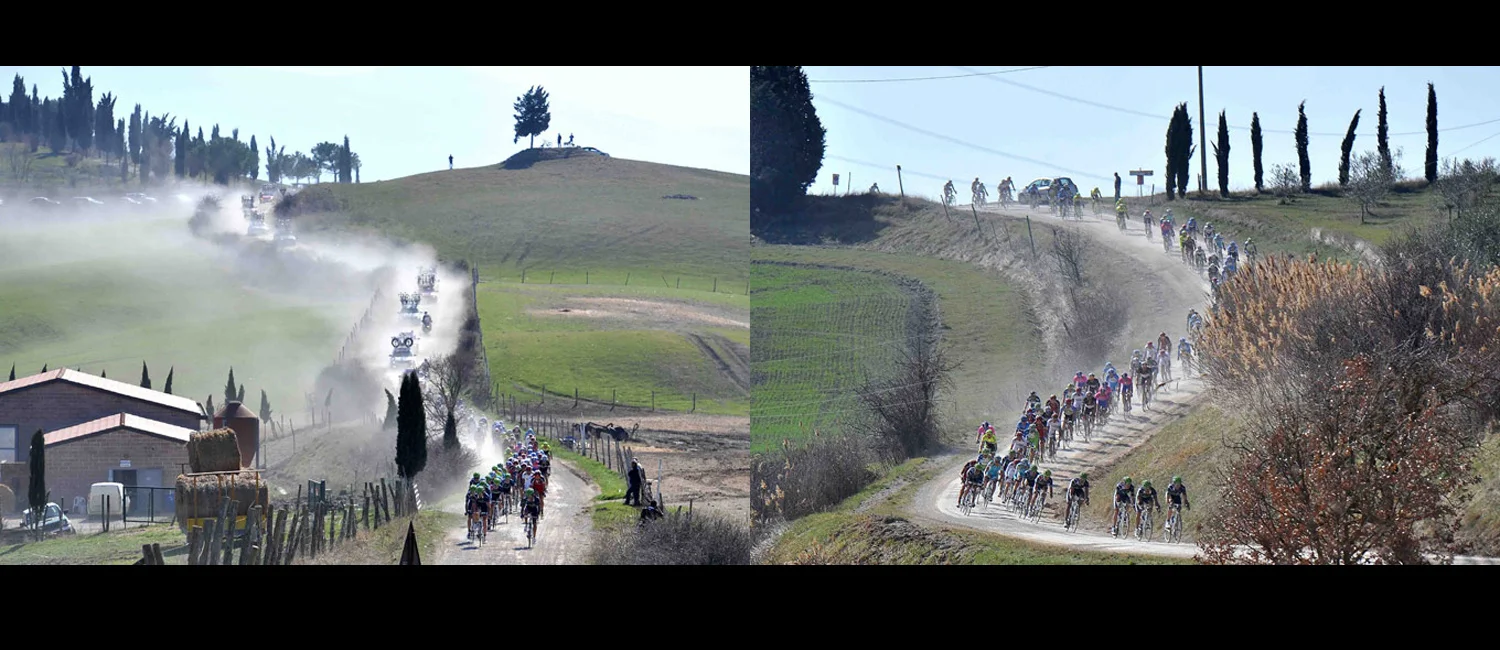 Fabian Cancellara wins in Siena - Montepaschi Strade Bianche Professional Cycling Road Race 2012