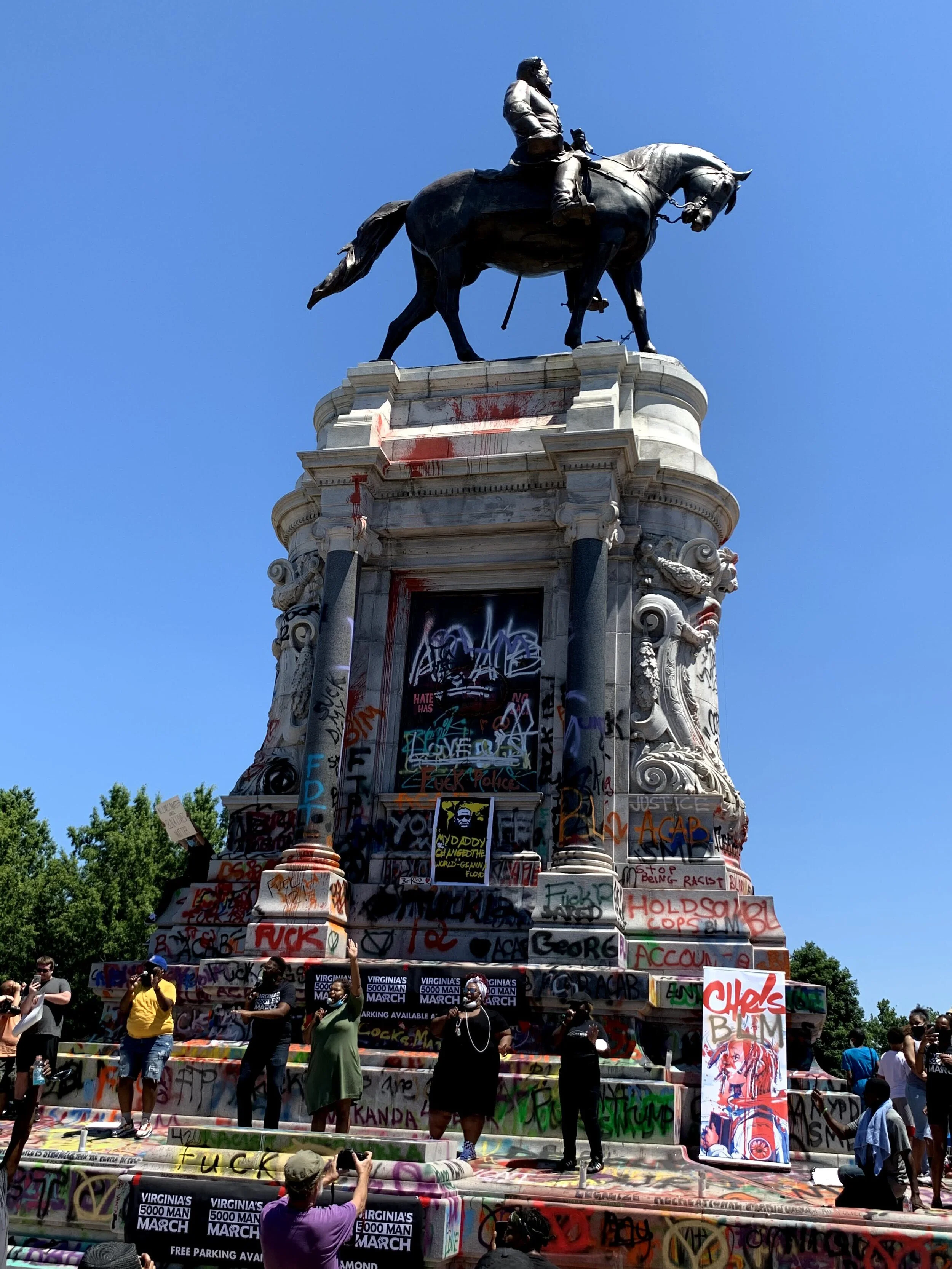 Summer 2020 Monument Ave in Richmond, VA
