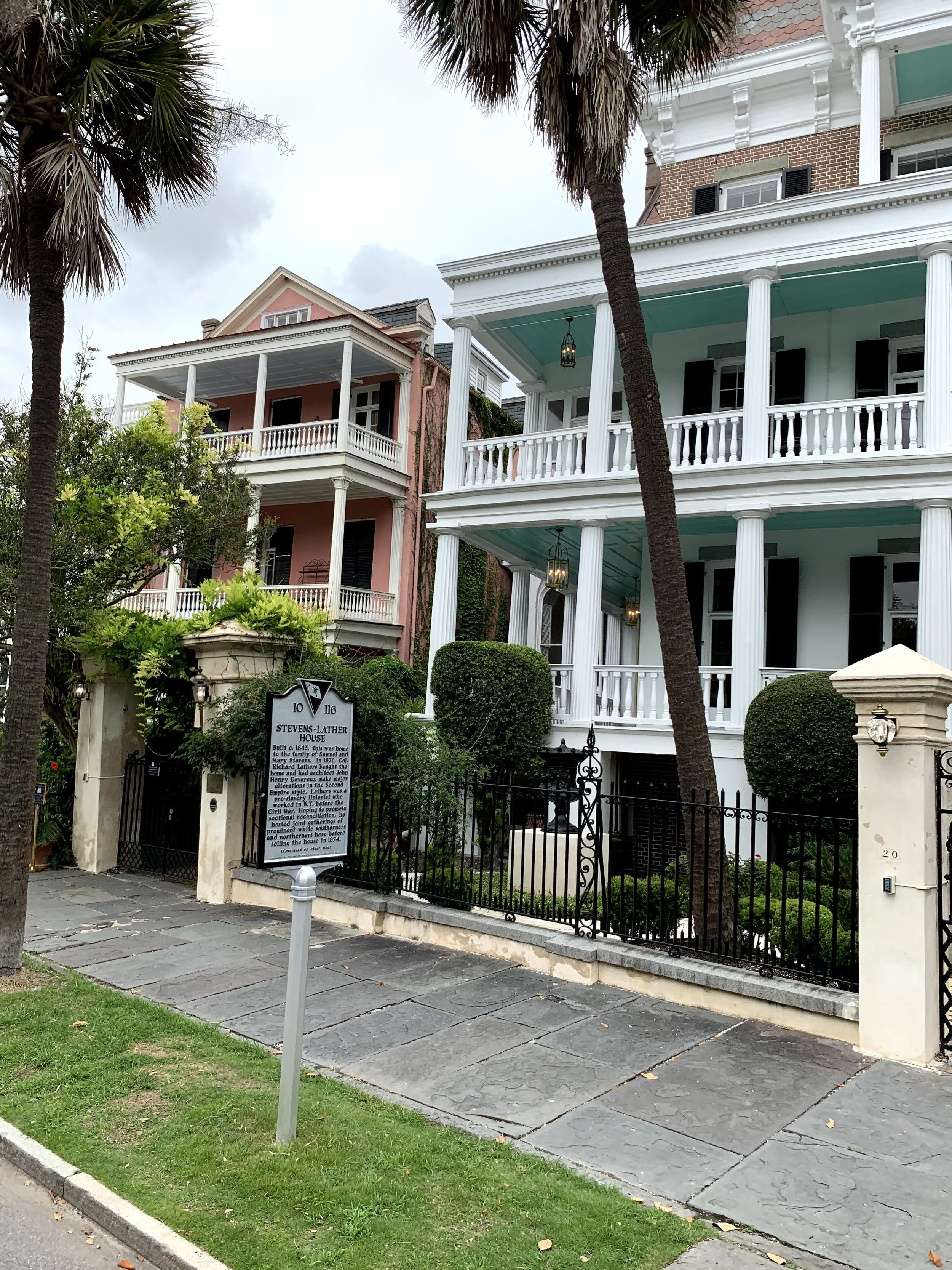 Charleston, SC - Houses Along the Historic Battery