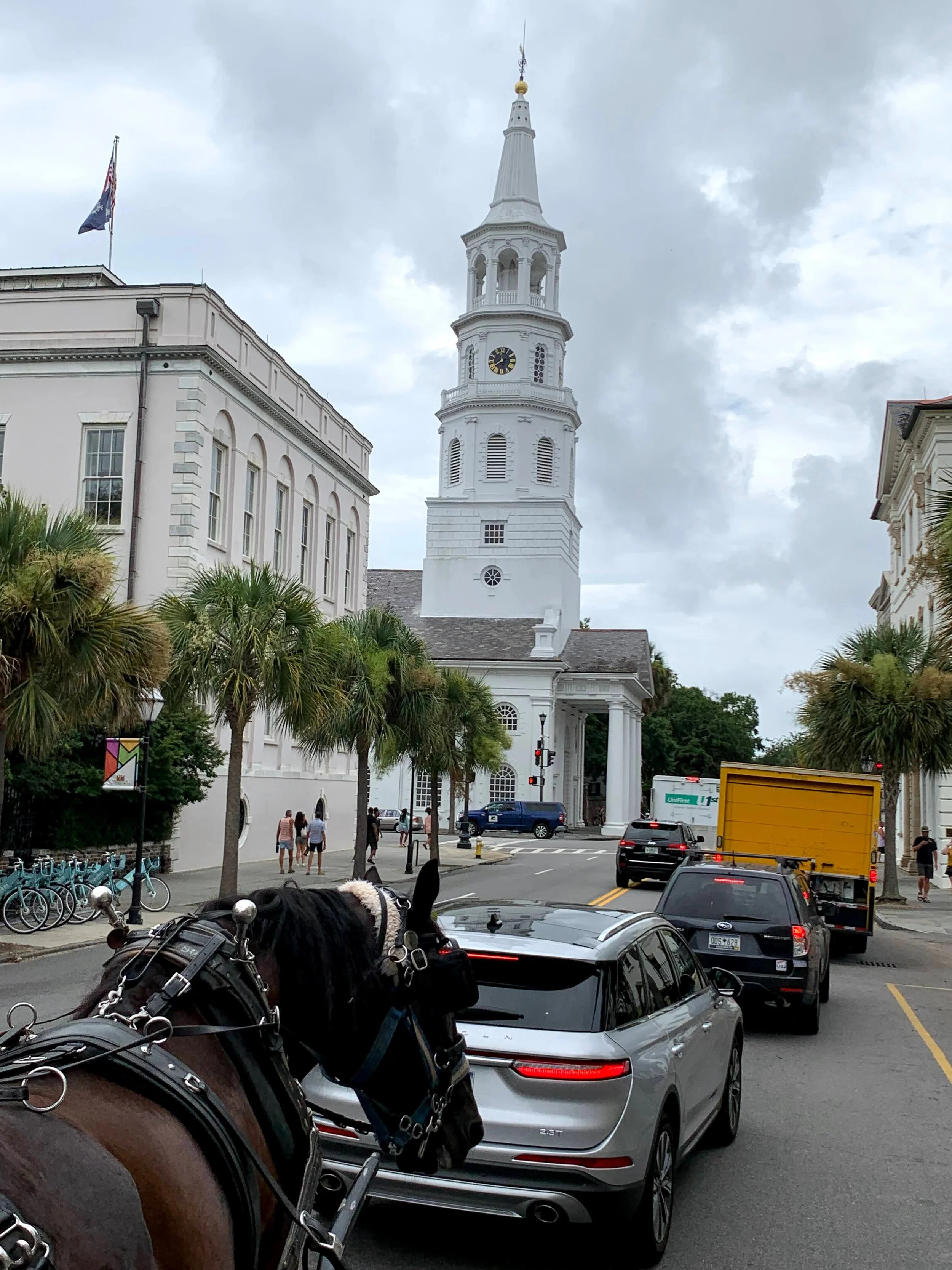 St. Michael’s Church viewed from a Horse Drawn Guided Tour of Historic Charleston