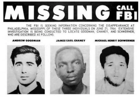 Three Civil Rights Workers Murdered During Freedom Summer of 1964