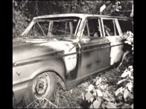 Murdered Civil Rights Workers’ Burned Out Car Found in June 1964