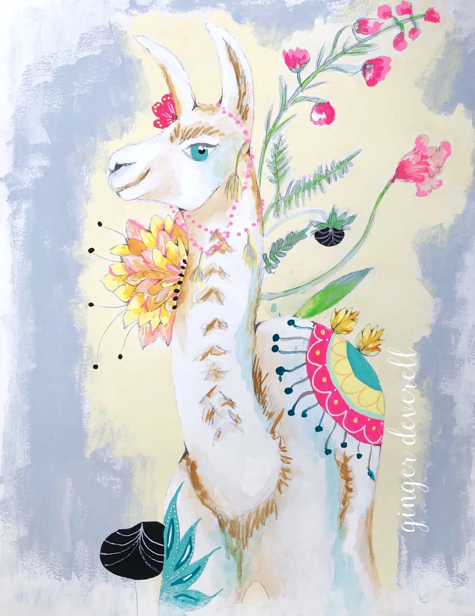 fantastical llama parade